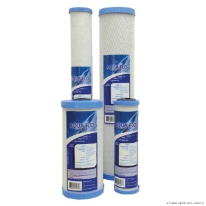 High Efficiency 10 Micron Carbon Block Filter Cartridge 2.5x10 Inches 26196 Novo