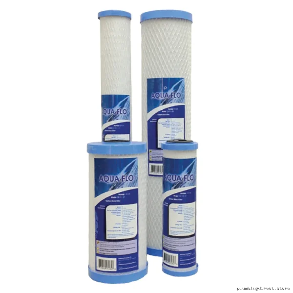 High Efficiency 10 Micron Carbon Block Filter Cartridge 2.5x10 Inches 26196 Novo