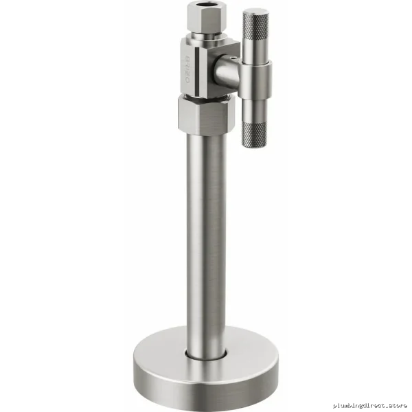 High-Flow Straight Supply Valve with Cross-Handle Design - Luxe Nickel Finish BT021205-NK Brizo