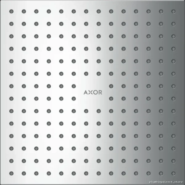 High Pressure Dual Jet Modern Square Ceiling-Mounted Shower Head – Chrome Finish