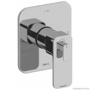 High-Quality 3-Function Chrome Thermostatic Valve Trim - TEQ23C RIOBEL