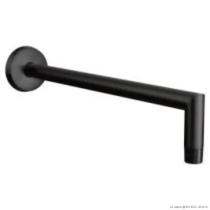 High-Quality Matte Black Moen Shower Arm - Arris S110BL