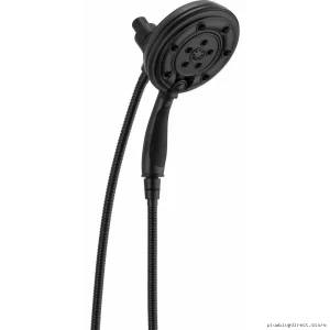 H²O Kinetic Dual Function Hydrating Shower System - High Pressure 2.5 GPM Matte Black Model