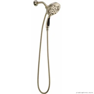 H₂O Kinetic Round Hydration PN-GMP Dual Use Shower Head & Handheld - Polished Nickel