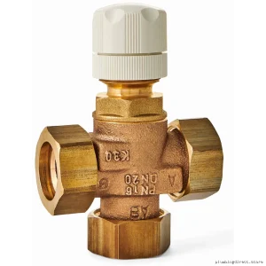 Honeywell Home V135A1014 3-Way Mixing Diverting Valve for HVAC Systems