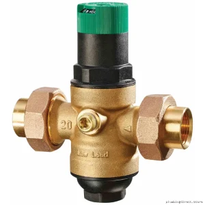 Honeywell Home Brass 3/4 NPT Pressure Regulator Valve with Dial Control