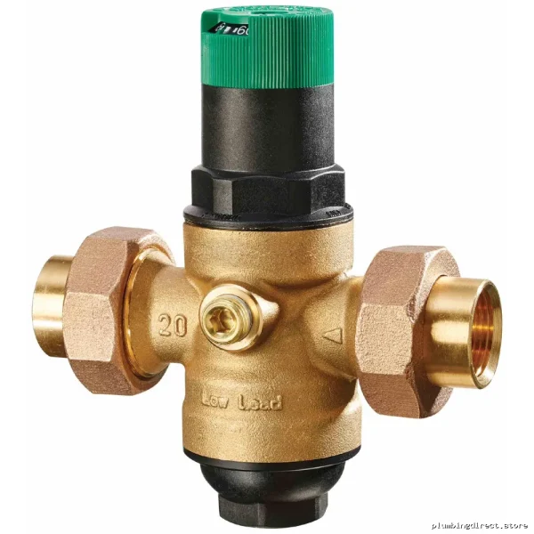 Honeywell Home Brass 3/4 NPT Pressure Regulator Valve with Dial Control
