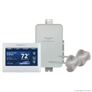 Honeywell Home Prestige IAQ Thermostat Kit - White YTHX9421R5085WW/U Dual Brand Energy-Saving