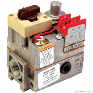 Honeywell VS820A1088 Standing Pilot Millivolt Gas Valve for Home Heating