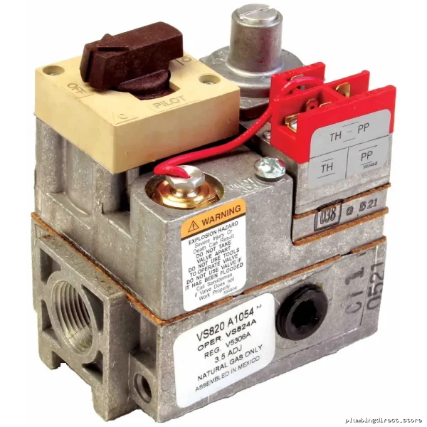 Honeywell VS820A1088 Standing Pilot Millivolt Gas Valve for Home Heating