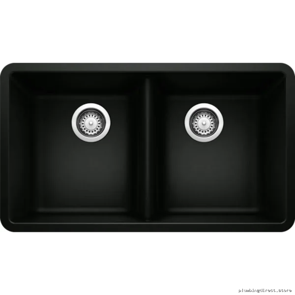 Horizon U2 Undermount Bowl Sink | Silgranit | Coal Black 402679