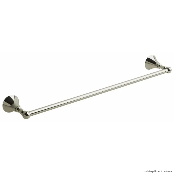 Polished Nickel Towel Bar - 24 Inch Hudson Bathroom Rack HU5PN