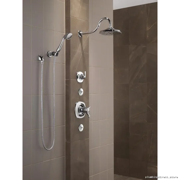 HydraChoice H2Okinetic Invigorating Shower Head - Champagne Bronze SH5002 - Image 4