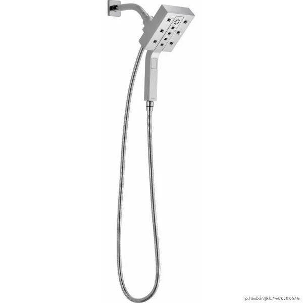 H2OKinetic 2-in-1 Euro Square Hydrant-Style Hand Shower Chrome Finish 86280-PC-2.5 Brizo - Image 2