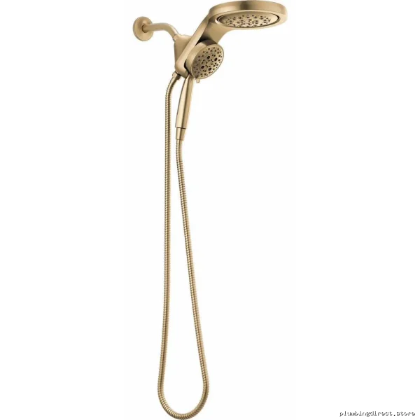 HydroRain HydroKinetic Dual-Use Hand/Stand Shower Head – Champagne Bronz delta - Image 4