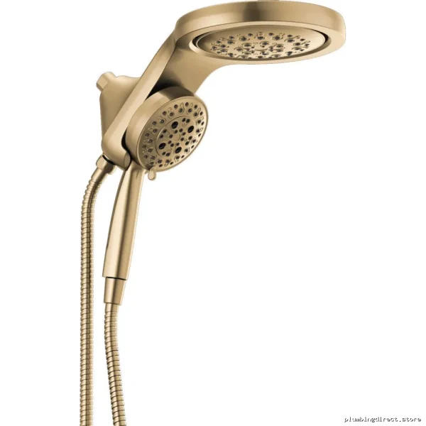 HydroRain HydroKinetic Dual-Use Hand/Stand Shower Head – Champagne Bronz delta - Image 5