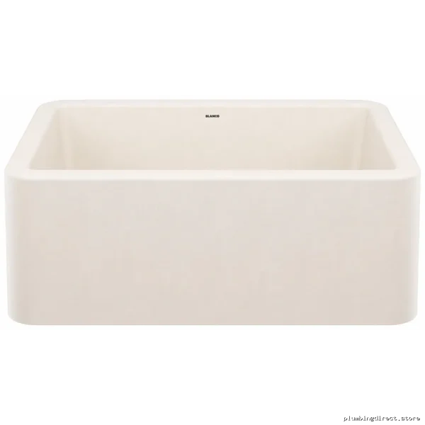 Ikon 27 Inch Durable Apron Front Silgranit Kitchen Sink - Soft White 402870