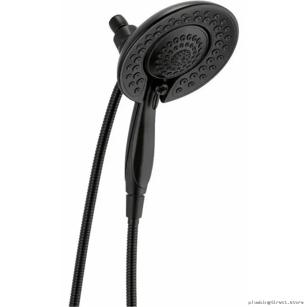 In2ition Adjustable 5-Setting Multi-Function Hand Shower Head - Durable Matte Black - Image 3