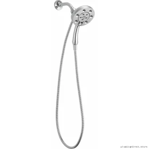 In2ition H2Okinetic Handheld Shower - 4 Adjustable Settings & Dual-Function Chrome Design