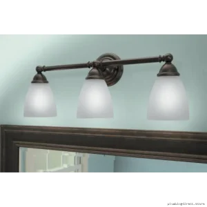 Industrial 3-Globe Wall Sconce in Oil Rubbed Bronze