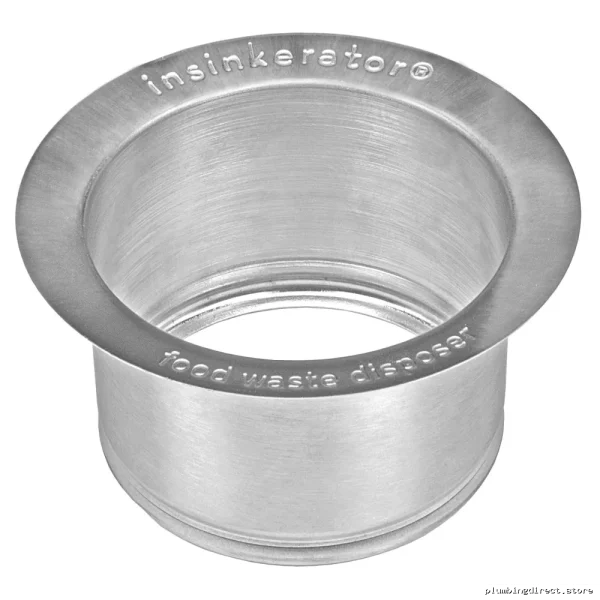 InSinkErator 10082 Extended Stainless Steel Sink Flange - Durable Upgrade for Garbage Disposal Installation
