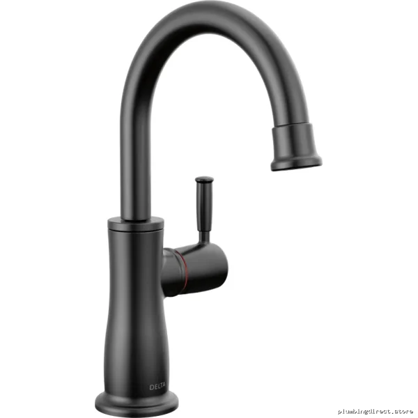 Stylish Instant Hot Water Dispenser Faucet - Matte Black 1960LF-H-BL Delta