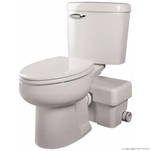 Insulated Toilet Tank & Lid with Flush Valve Kit - Ascent II (ASCENTII-TW) Liberty Pumps