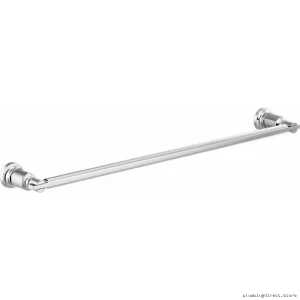 Invari 24-Inch Chrome Bathroom Towel Bar - Brizo 692476-PC