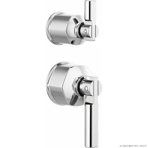 Invari Anti Scald Pressure Balance Shower Kit w/Chrome Diverter Trim & Handles HL