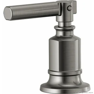Luxury Roman Tub Lever Handle Set - Invari HL676-SL Luxe Steel Finish