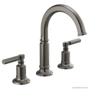 Invari Luxury Steel High Arc Low Handle 1.2 GPM Bathroom Faucet Brizo