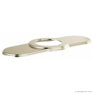 Bathroom Faucet Deck Plate for Single Hole Fixtures - Invari Polished Nickel RP100324PN