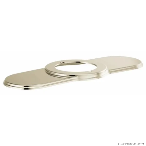 Bathroom Faucet Deck Plate for Single Hole Fixtures - Invari Polished Nickel RP100324PN