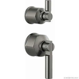 Invari Pressure Balance Shower Valve - Diverter Trim & Lever Handle Kit in Luxe Steel Finish HL75P76-SL Brizo