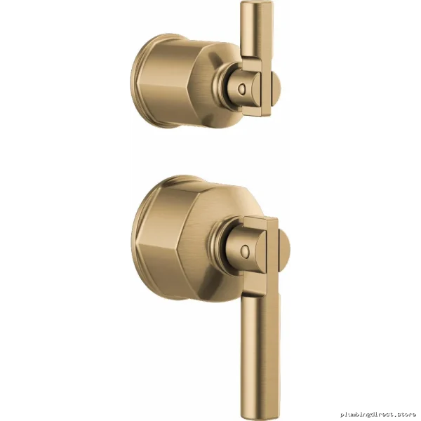 Invari Pressure Balance Valve Diverter Trim Lever Handle Kit - Luxe Gold Brizo HL75P76-GL