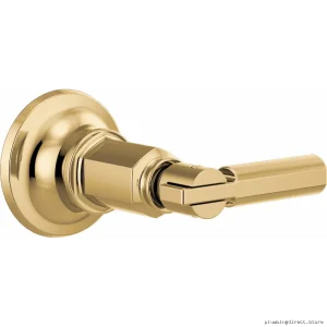 Invari Sensori Polish Gold Lever Handle Volume Control Trim-T PG Model