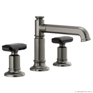 Invari Single-Handle Widespread Mid-Rise Faucet 1.2 GPM - Luxe Steel ECO Brizo Design