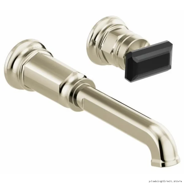 Invari Less Handle Wall Mount Bathroom Faucet Trim 1.2GPM Brilliance Polished Nickel T