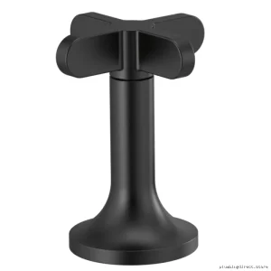 Jason Wu Matte Black Brizo HX5375-BL Bathroom Faucet with Widespread High Cross Handles