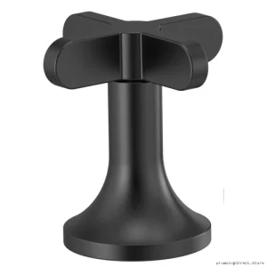 Matte Black Jason Wu Roman Tub Cross Handles - HX675-BL Brizo Modern Design