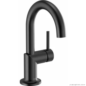 Jason Wu Single-Hole Bathroom Faucet - Matte Black Brizo 65175LF-BL