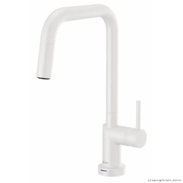 Jason Wu SmartTouch Faucet Pulldown Spray & Square Spout (Fewer Handles) - Matte White 64065LF-MWLHP Brizo - Image 3