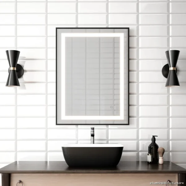 Kalia 24x32 Inch LED Vanity Mirror with Bright Illumination