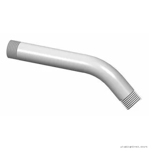 Kalia Wall-Mount Shower Arm Set - 6 Pieces, 45-Degree Pure Nickel Model