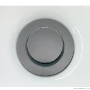 Chrome Bathroom Sink Push Drain with Overflow | Easy Install Kalia AC1327-110
