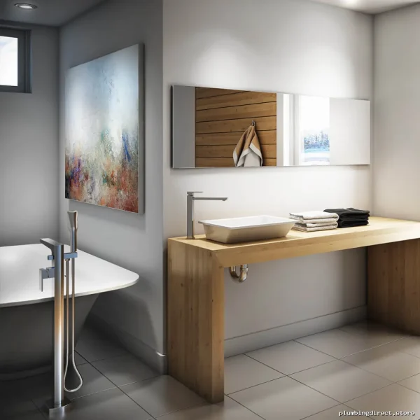 Kalia BF1291-110 Chrome Tall Vessel Sink Faucet for Modern Bathroom - Image 2