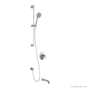 Kalia BF1259-110 Chrome Tub & Shower System with Pressure Balance, No Valve