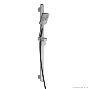 Kalia Black Chrome Handheld Shower Head with Wall Mount BF1407-150