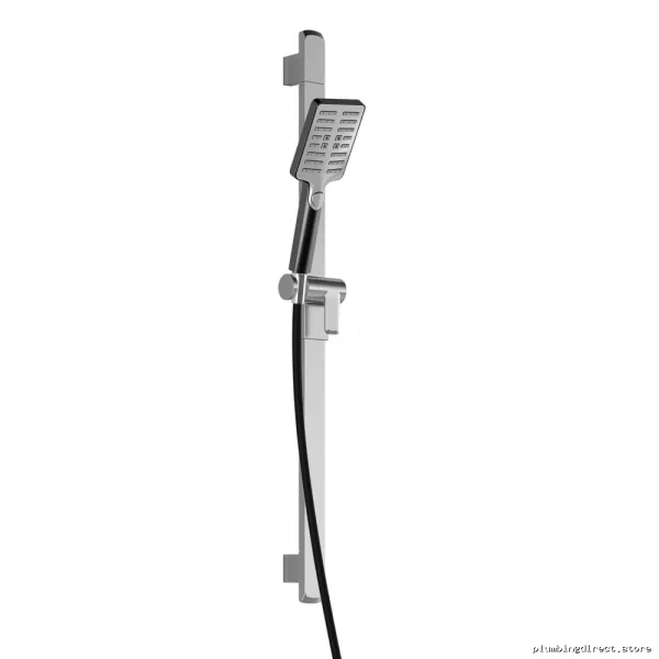 Kalia Black Chrome Handheld Shower Head with Wall Mount BF1407-150