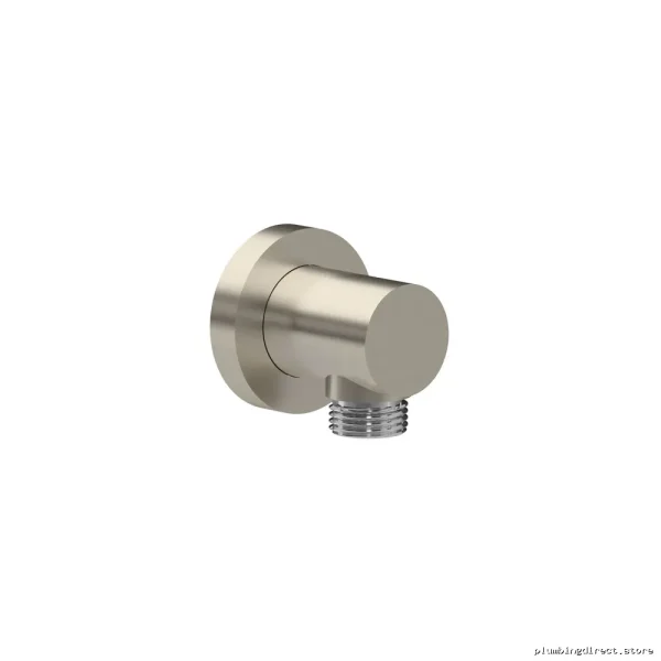 Brushed Nickel Round Wall Outlet - Modern Design by Kalia